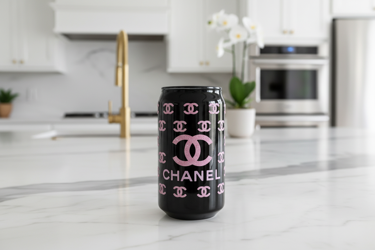 Chanel Pink - UVDTF wrap for cups/hard surfaces sticker