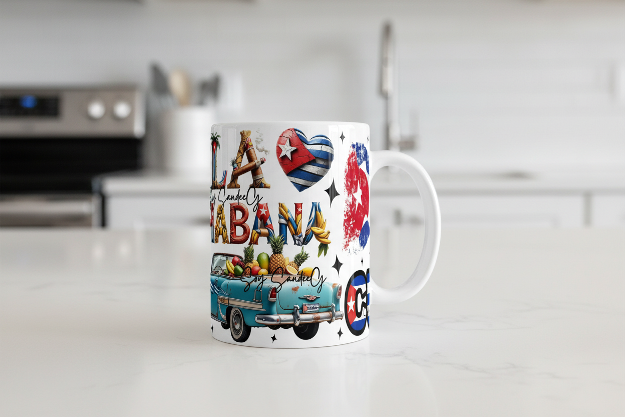 La Habana Cuba - UVDTF Wrap for cups/hard surfaces sticker