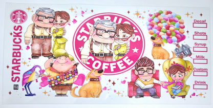 Up Starbucks - UVDTF Wrap for cups/hard surfaces sticker