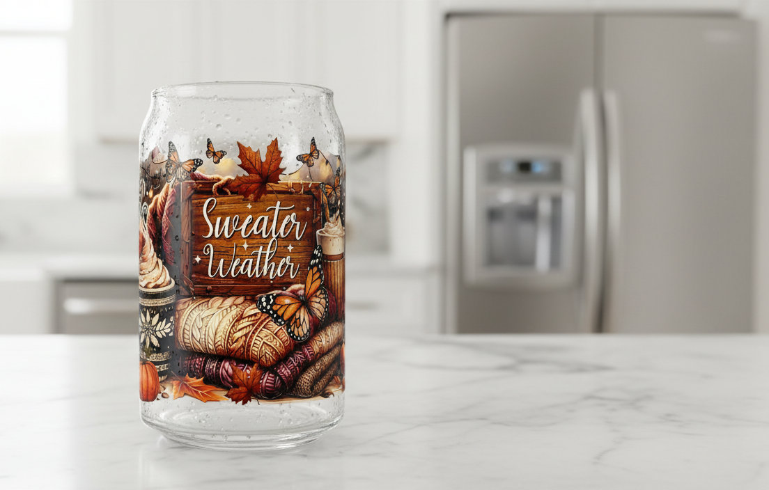 Sweater Weather - UVDTF Wrap for cups/hard surfaces sticker