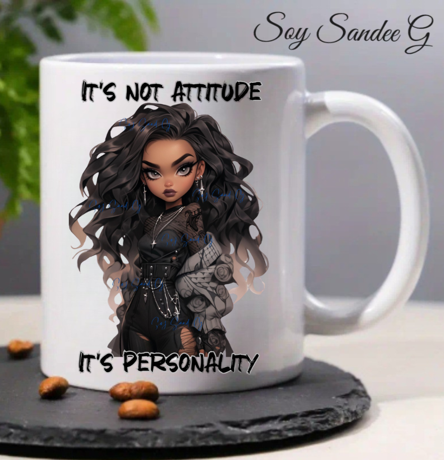 It's Not Attitude, It's Personality - UVDTF Decal for cups/hard surfaces sticker