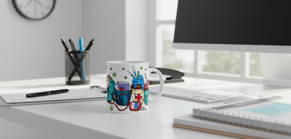 Nurse Short Cups - UVDTF Wrap for cups/ hard surfaces sticker