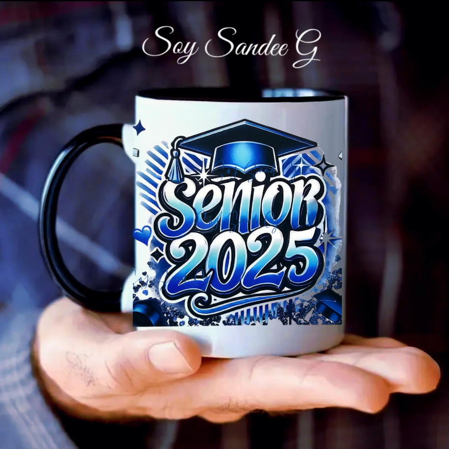 Light Blue Senior Grad - UVDTF Wrap for cups/hard surfaces sticker