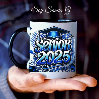 Light Blue Senior Grad - UVDTF Wrap for cups/hard surfaces sticker