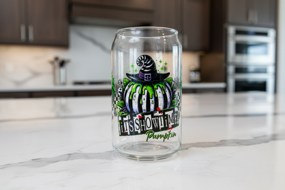 It's Showtime Pumpkin - UVDTF Wrap for cups/hard surfaces sticker