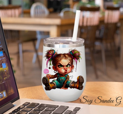 Sassy Lollipop Girl - UVDTF Decal for cups/hard surfaces sticker