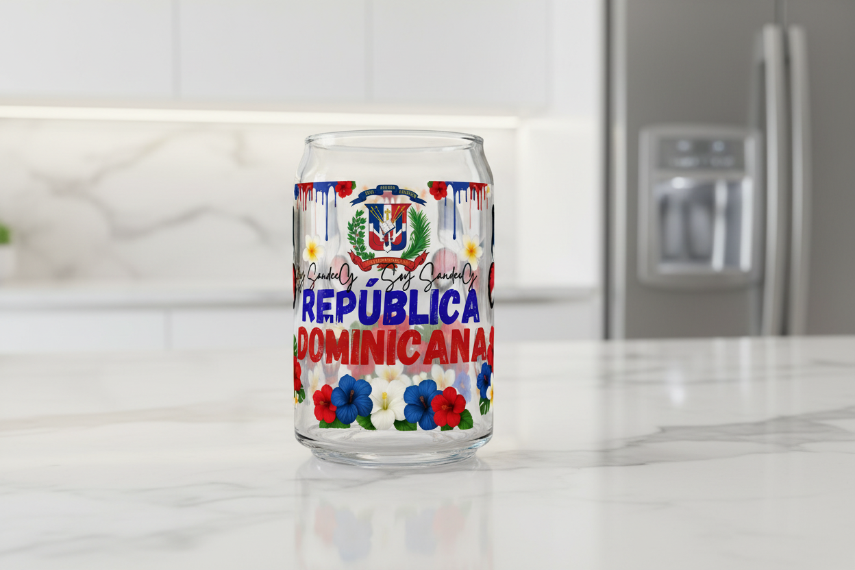 República Dominicana - UVDTF Wrap for cups/hard surfaces sticker