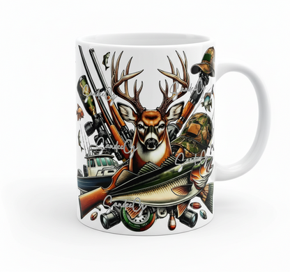 Fish, Shoot, Hunt - UVDTF Decal for cups/hard surfaces sticker