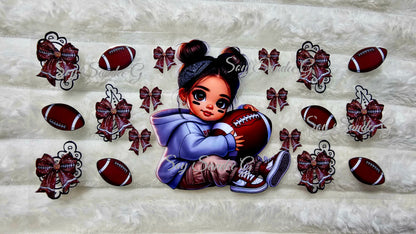 Football Cutie - UVDTF Wrap for cups/hard surfaces sticker