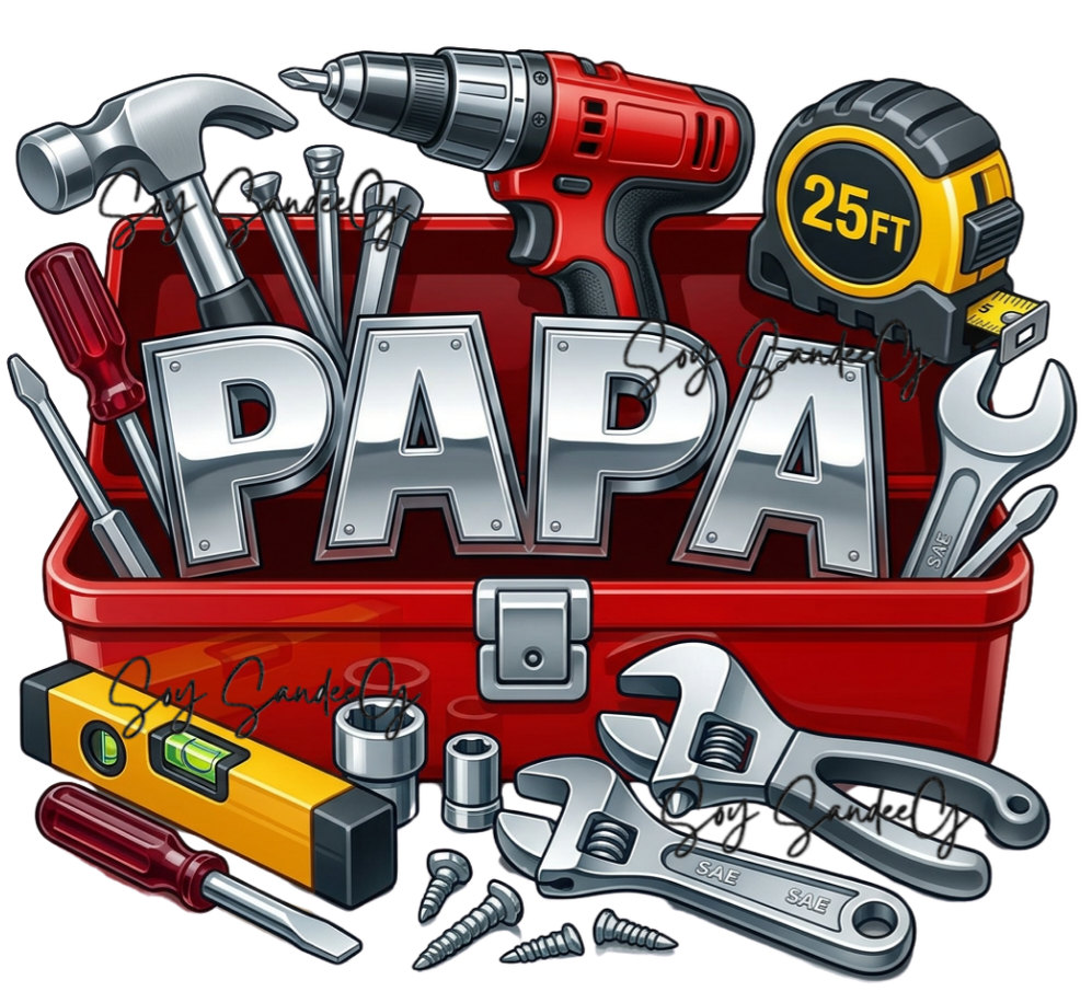 Papa (Dad) - UVDTF Decal for cup/hard surfaces sticker