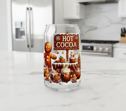 Hot Cocoa Gingerbread Man - UVDTF Decal for cups/hard surfaces sticker