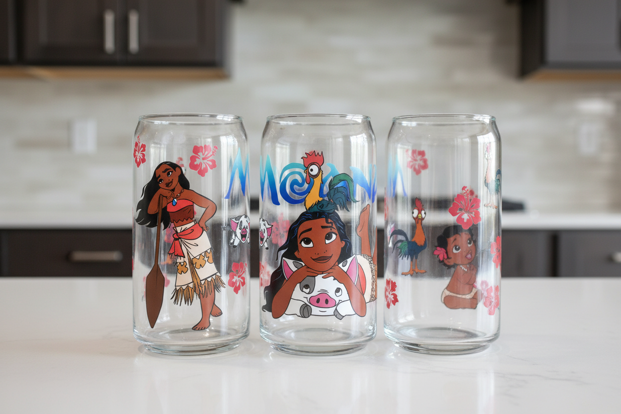 Moana & Friends - UVDTF Wrap for cups/hard surfaces sticker