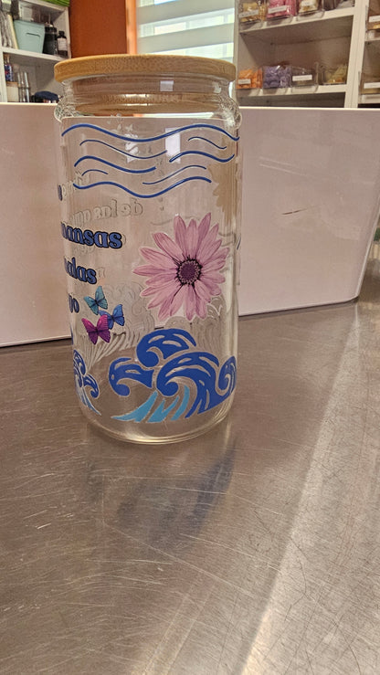 Líbrame de las Aguas Mansas (Free me from...) - UVDTF Wrap for cups/hard surfaces sticker