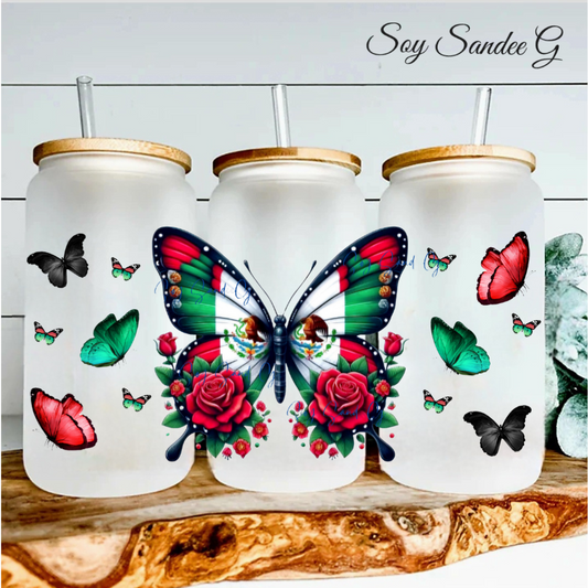 Mexican Butterflies - UVDTF Wrap for cups/hard surfaces