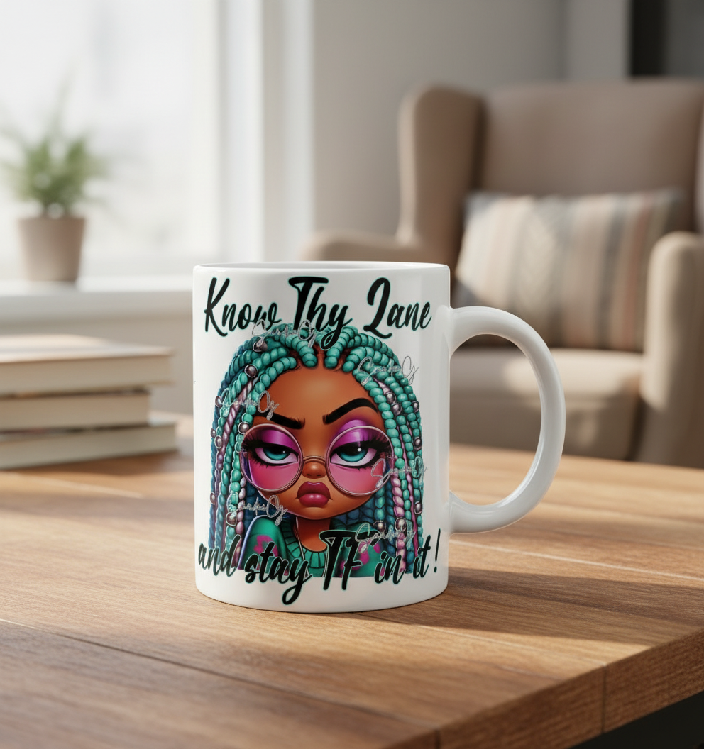 Know Thy Lane - UVDTF Decal for cups/hard surfaces sticker