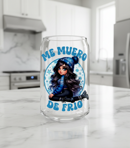 Me Muero de Frio Cutie - UVDTF Decal for cups/hard surfaces sticker