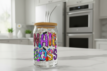 Nail Boss - UVDTF Decal for cups/hard surfaces sticker