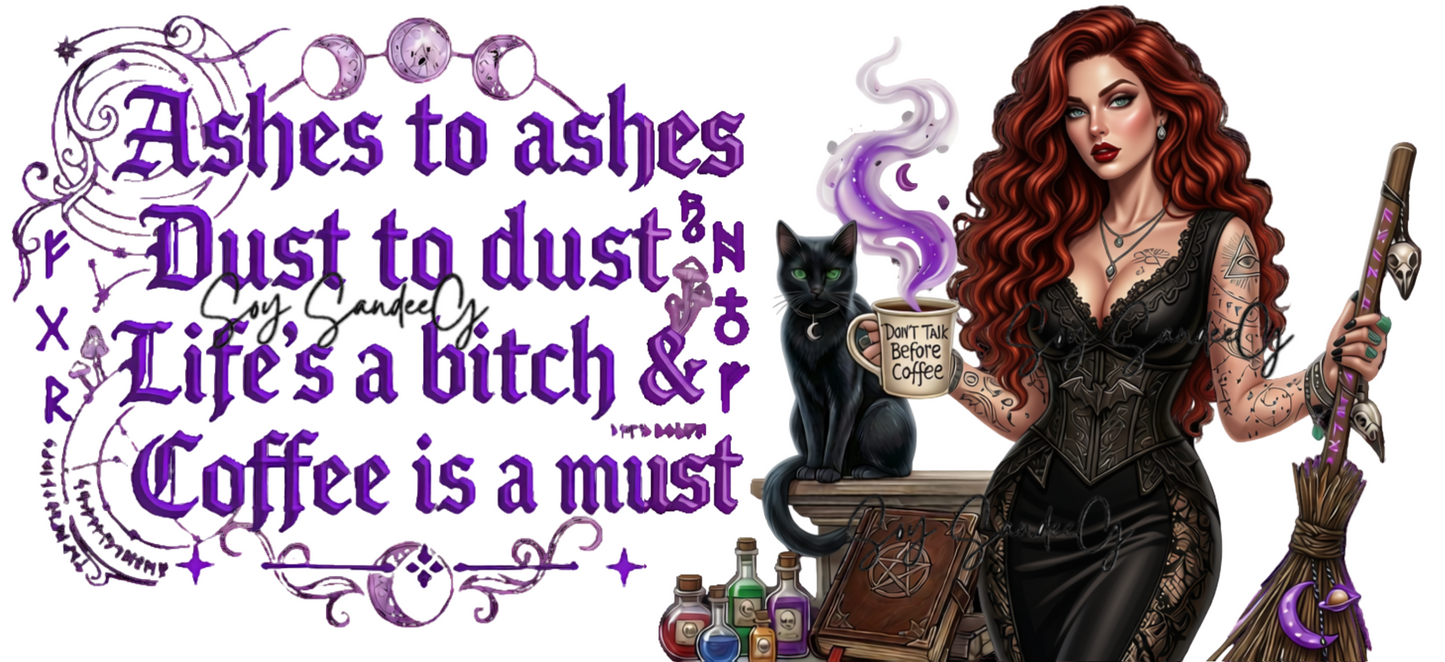 Ashes to Ashes - UVDTF wrap for cups/hard surfaces sticker