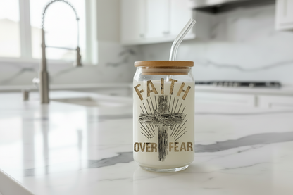 El amor es paciente - Calcomanía UVDTF de Cross