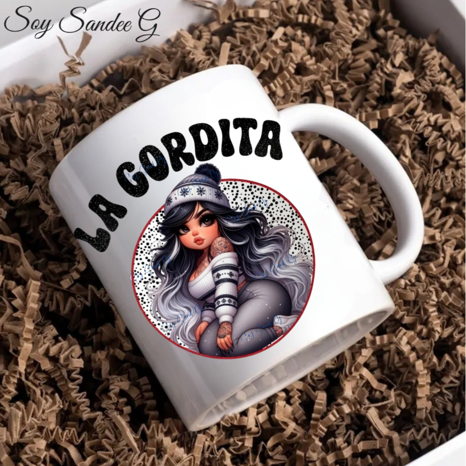 La Gordita - UVDTF Decal for cups/hard surfaces sticker
