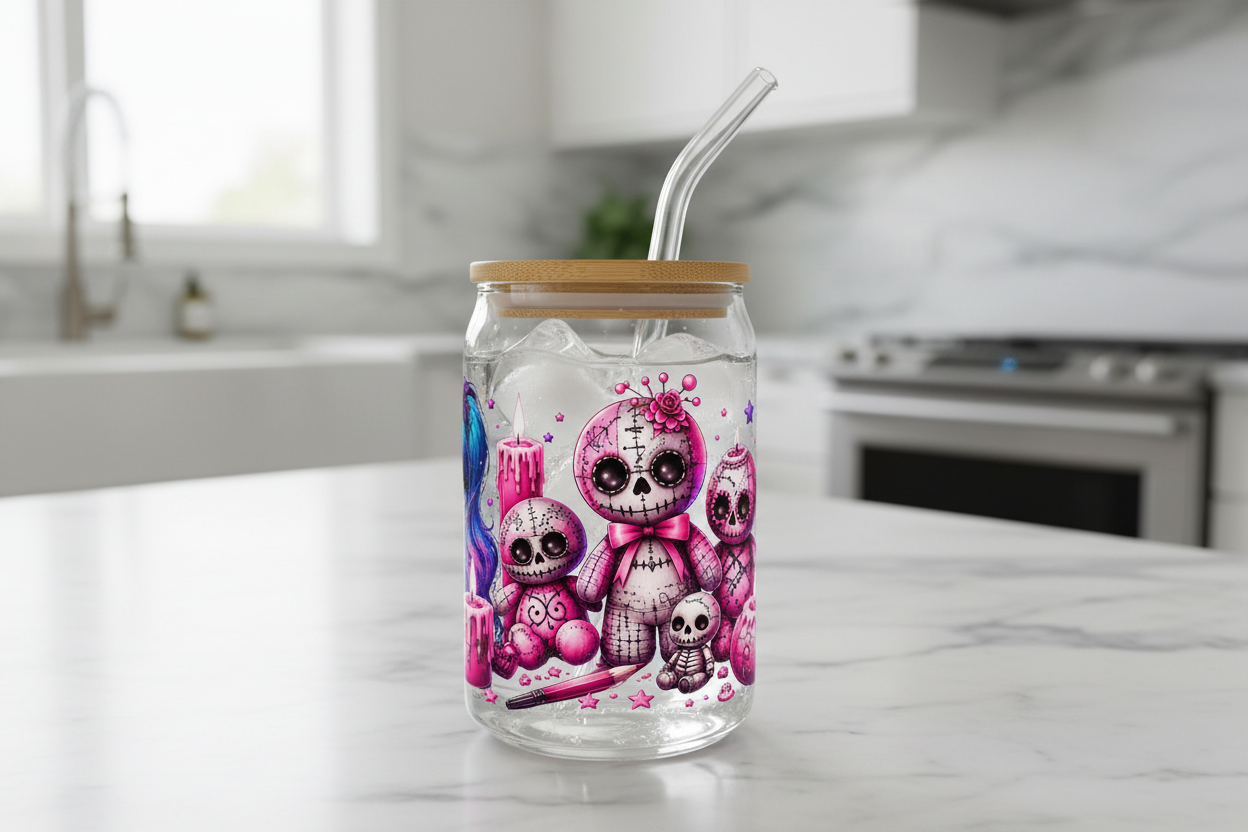 Voodoo Cuties - UVDTF Wrap for cups/hard surfaces sticker