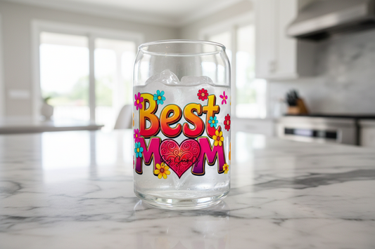 Best Mom #1 - UVDTF wrap for cups/hard surfaces sticker