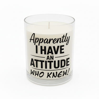 Apparently I Have An Attitude... - UVDTF Decal for cups/hard surfaces sticker