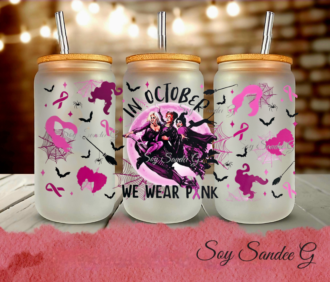 Envoltura UVDTF rosa Hocus Pocus