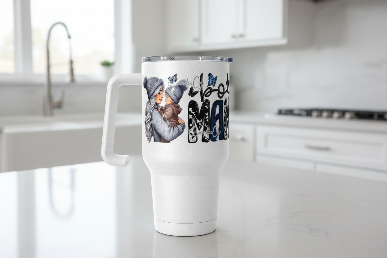 Boy Mom - UVDTF Wrap for cups/hard surfaces sticker