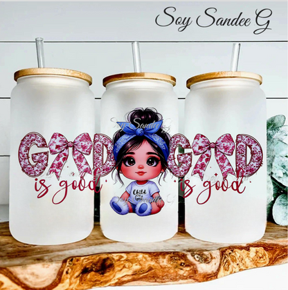 God Is Good - UVDTF Wrap for cups/hard surfaces sticker