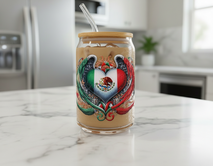 Mexican Angel Wings Heart - UVDTF Decal for cups/hard surfaces sticker