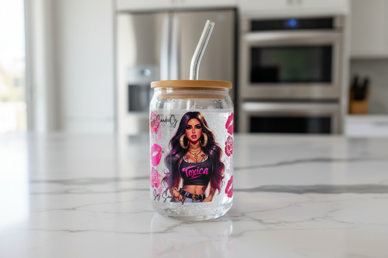 Tóxica Kisses - UVDTF Wrap for cups/hard surfaces sticker