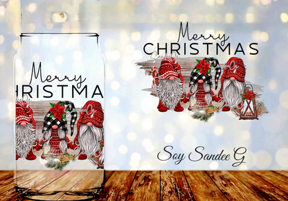 Merry Christmas Gnomes - UVDTF Decal for cups/hard surfaces sticker