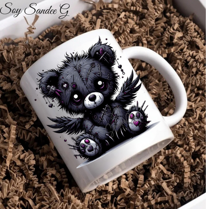 Gothic Bear - UVDTF Decal for cups/hard surfaces sticker