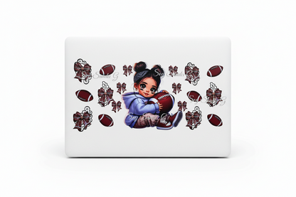 Football Cutie - UVDTF Wrap for cups/hard surfaces sticker