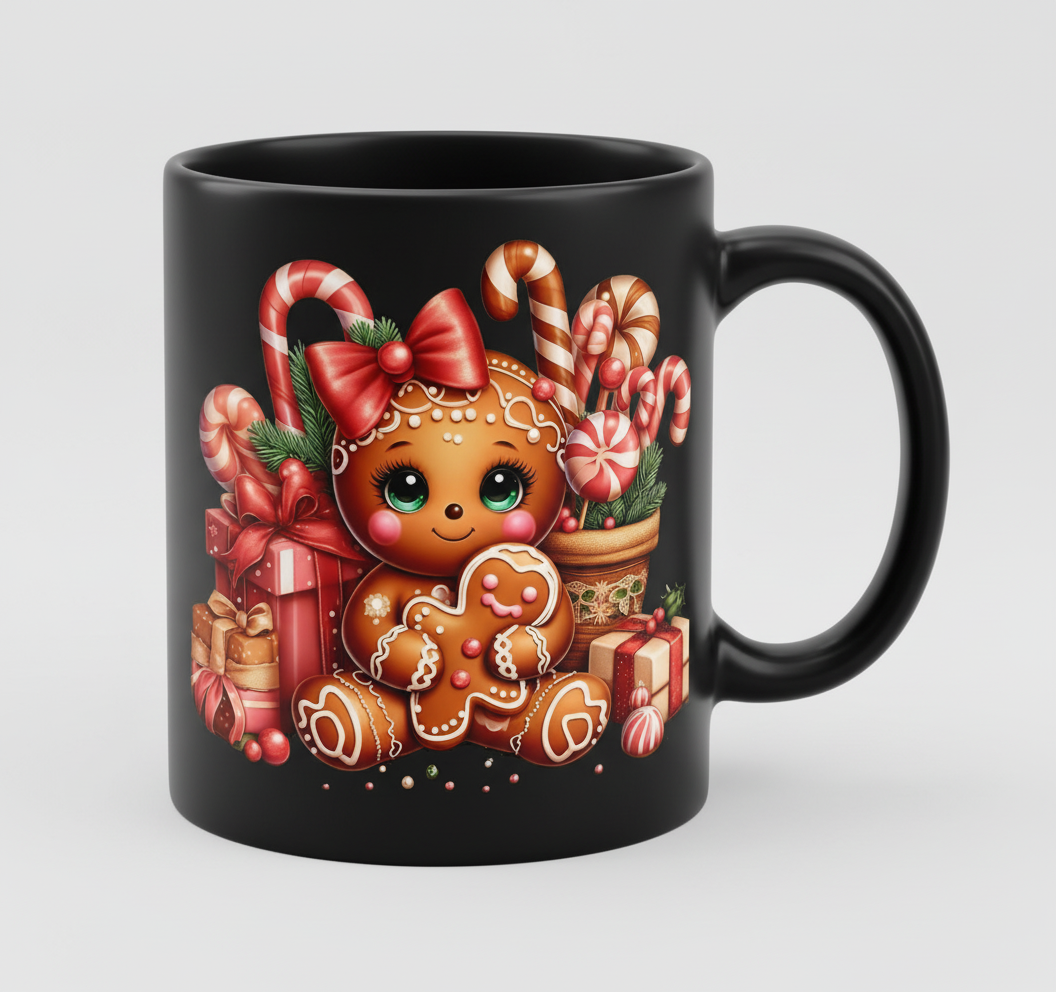Gingerbread Girl - UVDTF Decal for cups/hard surfaces sticker