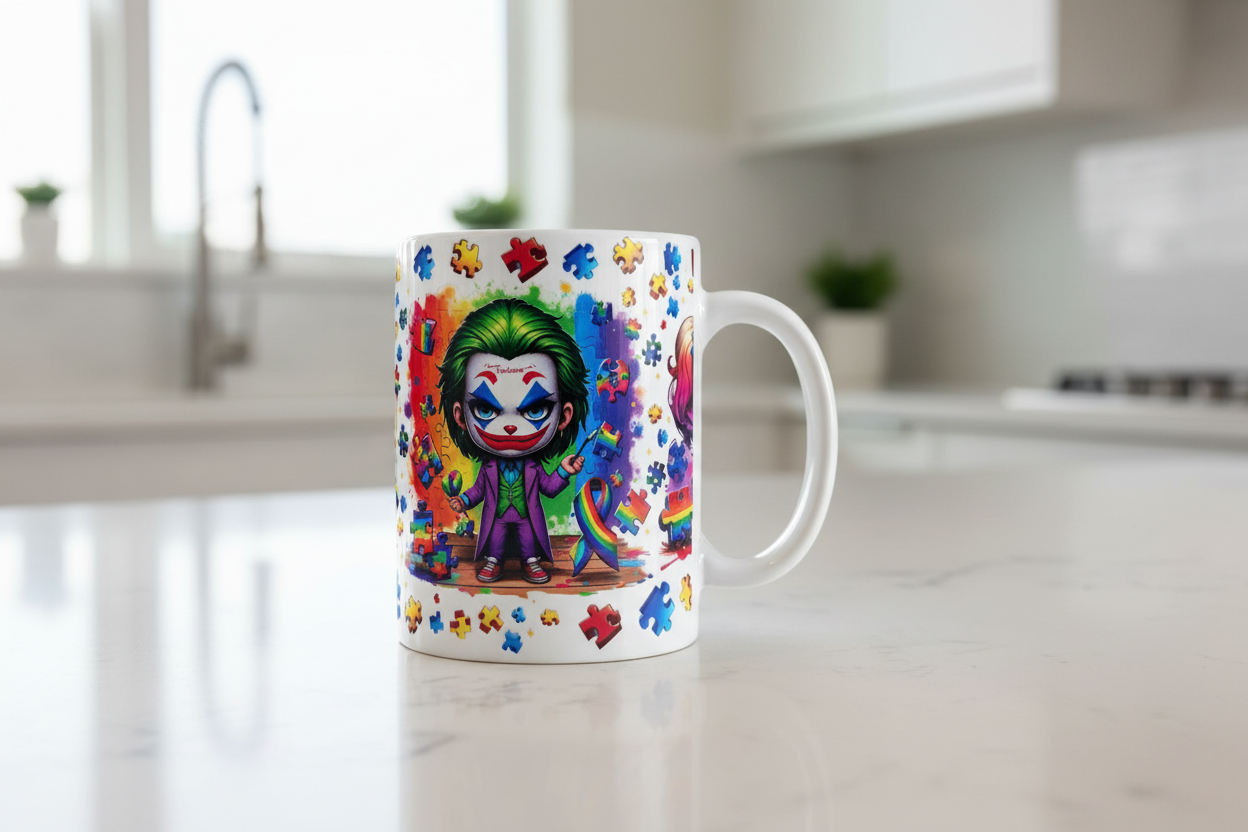 Envoltura UVDTF de Autism Joker