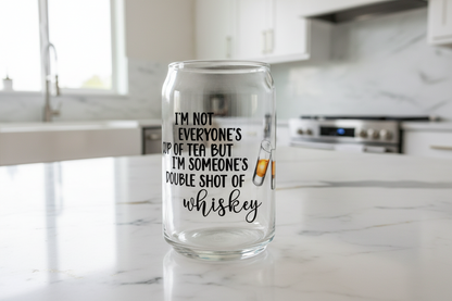 Double Shot of Whiskey - UVDTF Wrap for cups/hard surfaces sticker