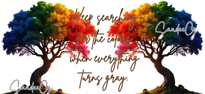 Flores para el mal de ojo UVDTF