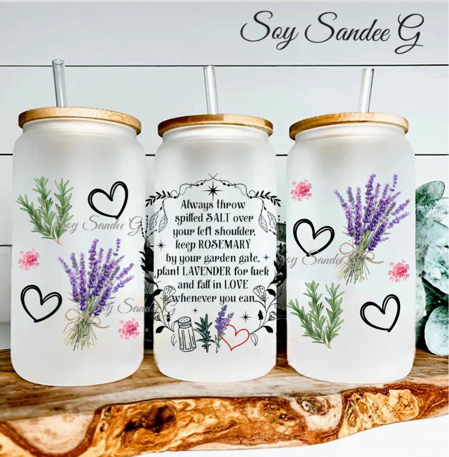 Always Throw Spilled Salt -  UVDTF wrap for cups/hard surfaces sticker