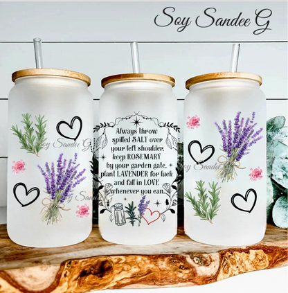 Always Throw Spilled Salt -  UVDTF wrap for cups/hard surfaces sticker