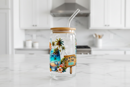 Life is Better at the Beach - UVDTF Wrap for cups/hard surfaces sticker