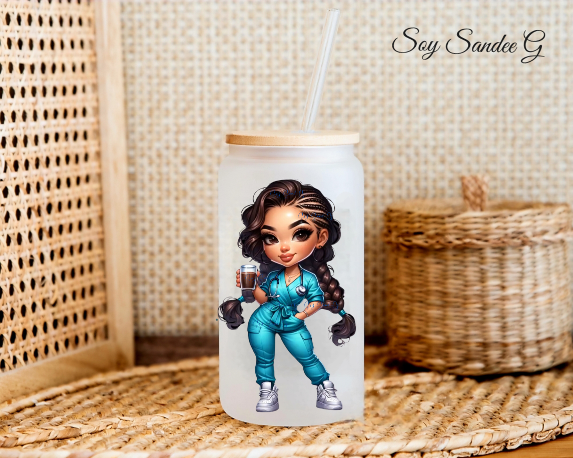 Pretty Nurse #1 - UVDTF Decal for cups/hard surfaces sticker