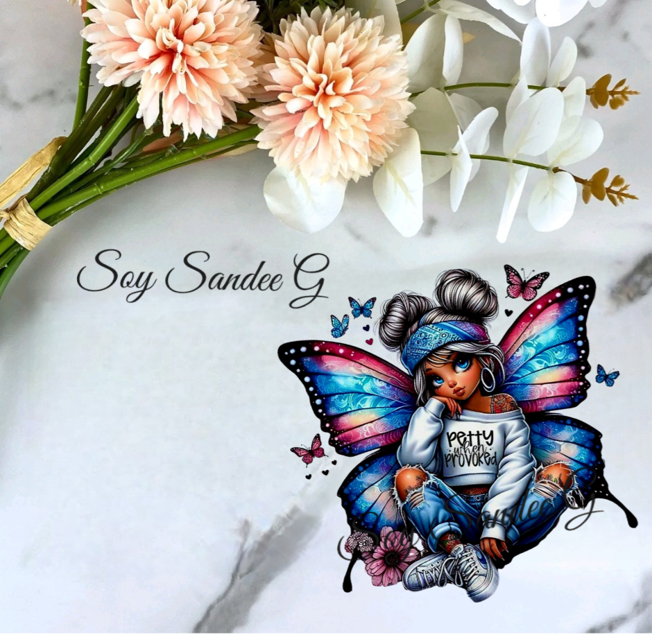 Petty When Provoked - UVDTF Decal for cups/hard surfaces sticker