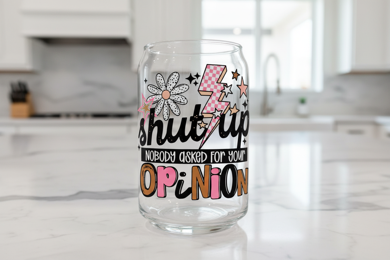Shut Up - UVDTF Decal for cups/hard surfaces sticker