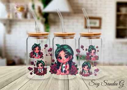 Cute Mexican Toddlers -UVDTF Wrap for cups/hard surfaces sticker