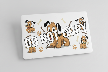 Cute Doggies - UVDTF Wrap for cups/hard surfaces sticker