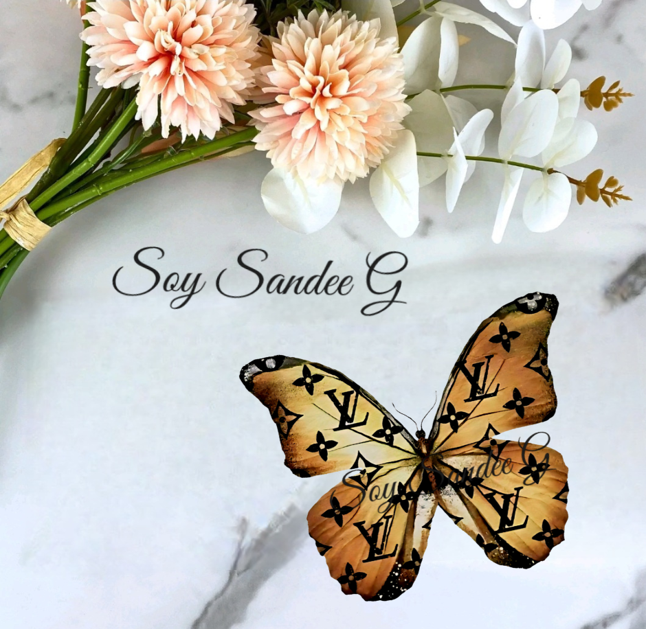 Louis Vuitton Butterfly - UVDTF Decal for cups/hard surfaces sticker