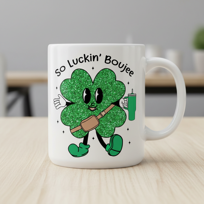 Calcomanía UVDTF de trébol Boujee de So Luckin'