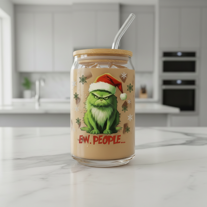 EW People Cat - UVDTF Decal for cups/hard surfaces sticker